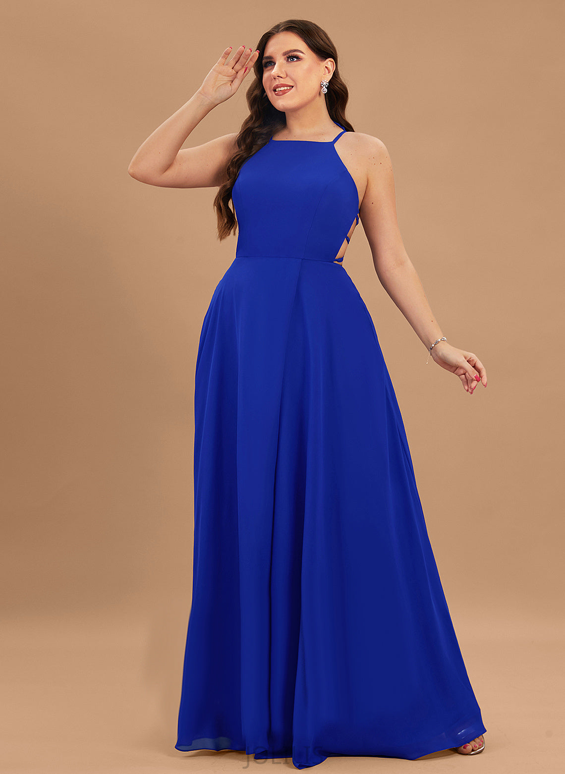 Prom Dresses Floor-Length A-Line Kamryn Scoop Chiffon