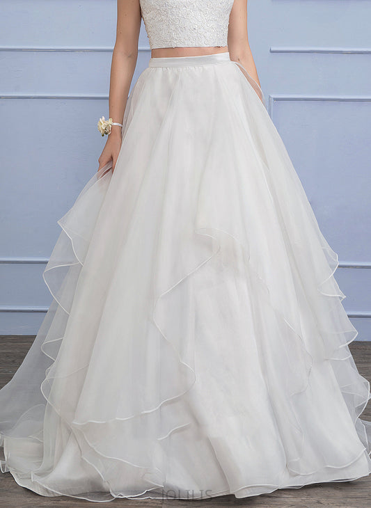 Sweep Wedding Dresses Train Organza Skirt Separates Wedding Raegan