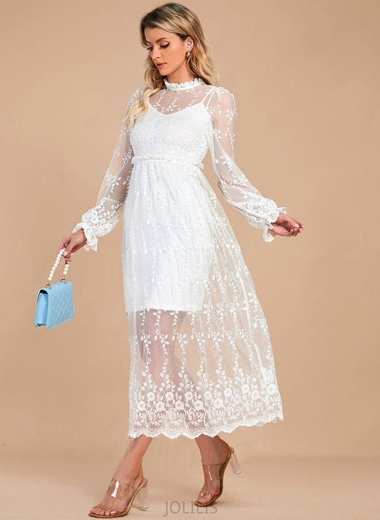 Short/Mini Wedding Dresses V-neck A-Line Dress Wedding Moira