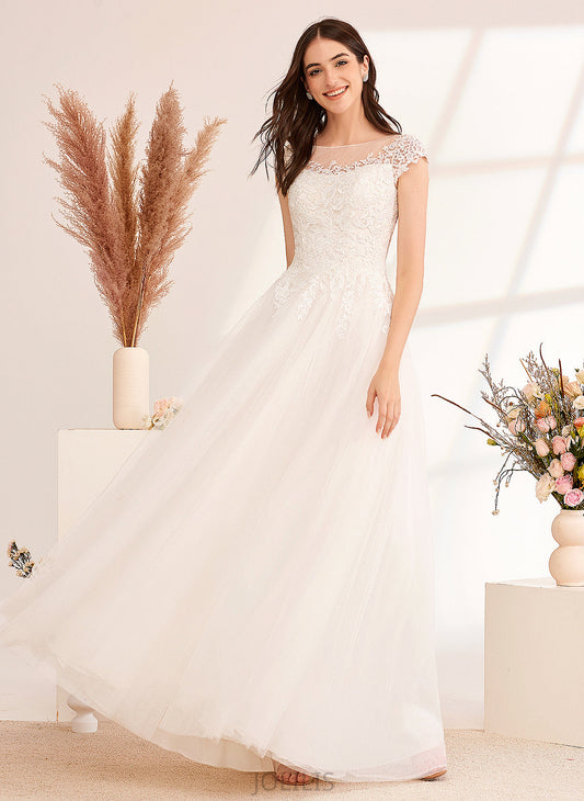 Dress Floor-Length Abril Lace With Wedding Illusion Ball-Gown/Princess Wedding Dresses