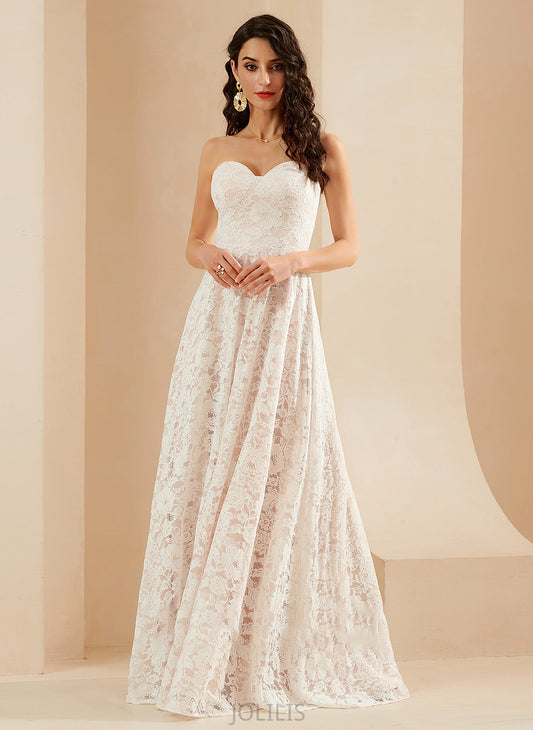 Wedding Floor-Length Dress A-Line Wedding Dresses Sweetheart Hailey