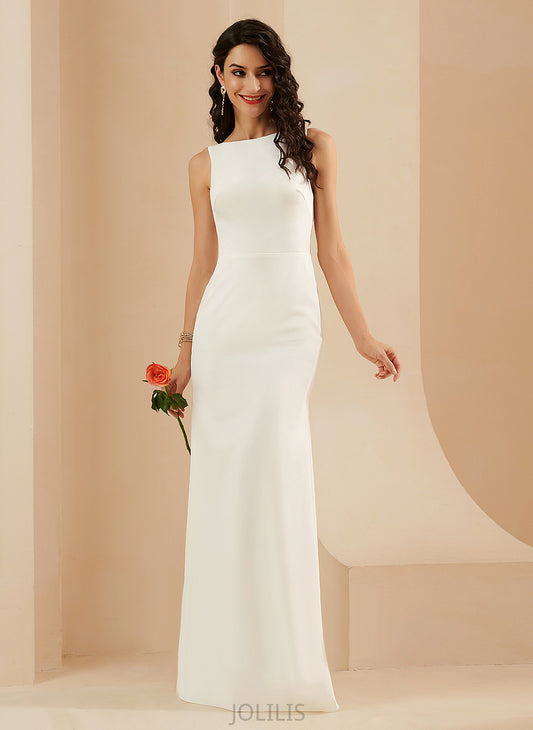 Wedding Wedding Dresses Floor-Length Crepe Dress Karli Trumpet/Mermaid Stretch