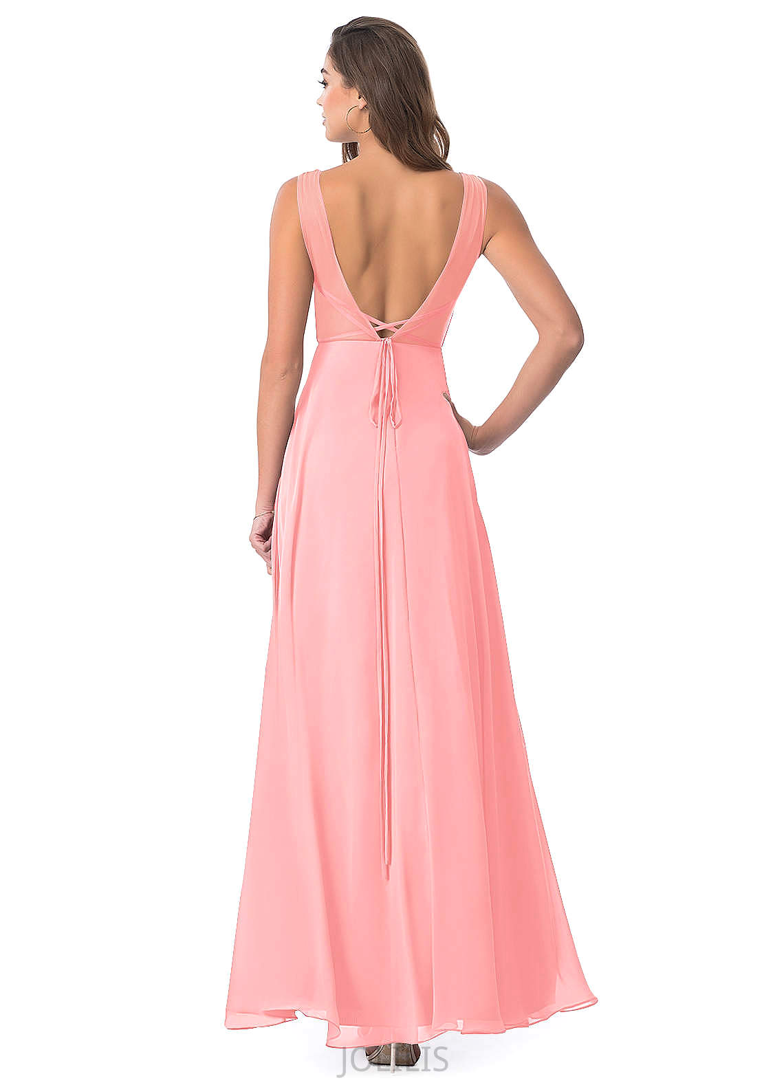 Anaya Sleeveless A-Line/Princess Floor Length Natural Waist Scoop Bridesmaid Dresses