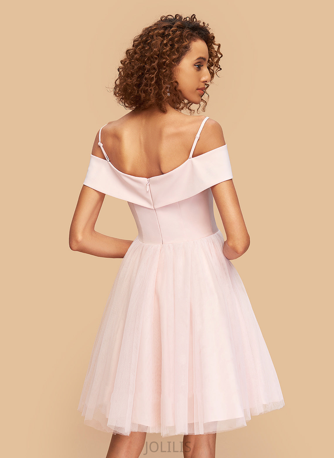 V-neck Faith Short/Mini Homecoming Dresses Dress Homecoming A-Line Off-the-Shoulder Tulle