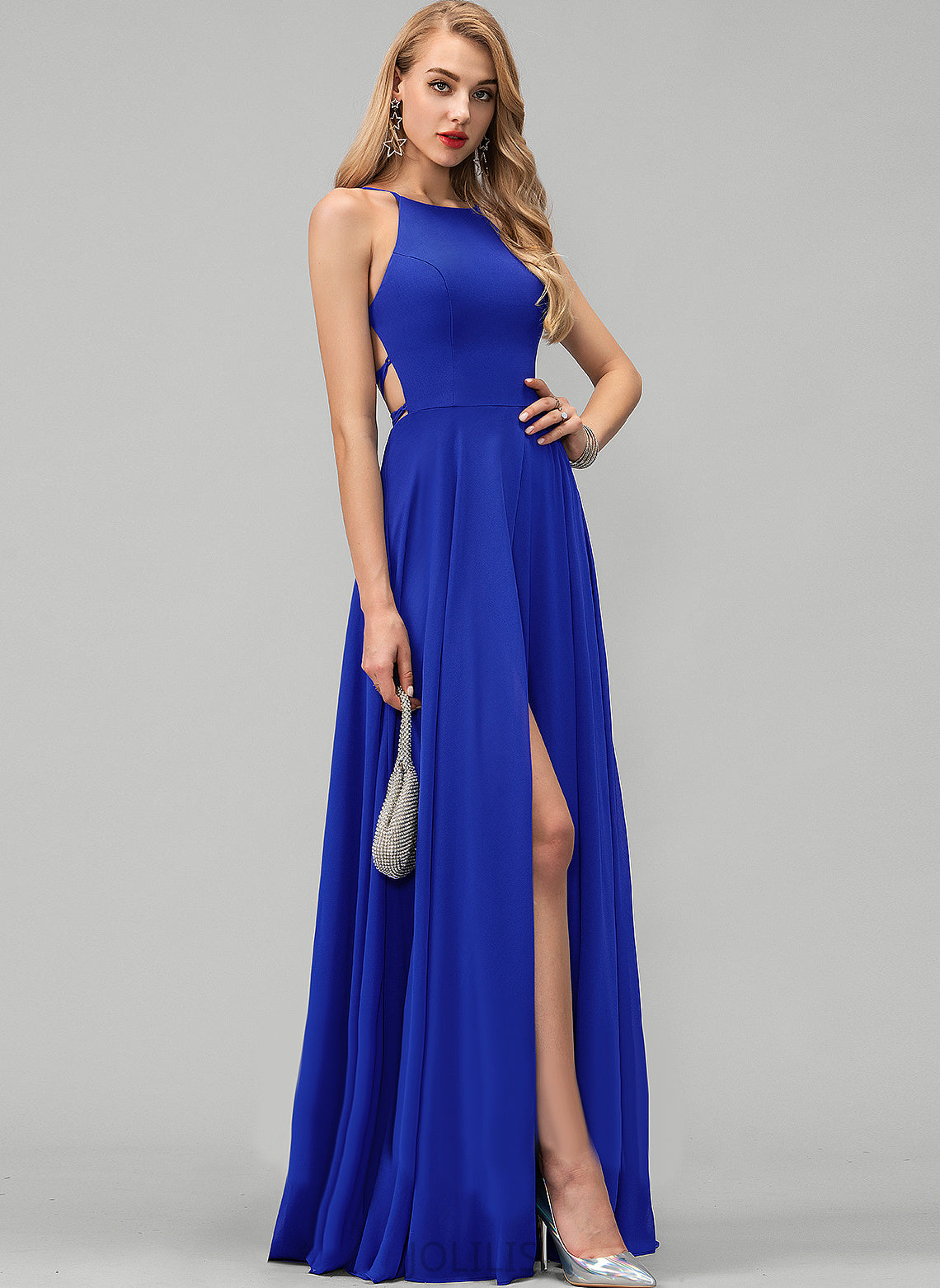 Prom Dresses Floor-Length A-Line Kamryn Scoop Chiffon