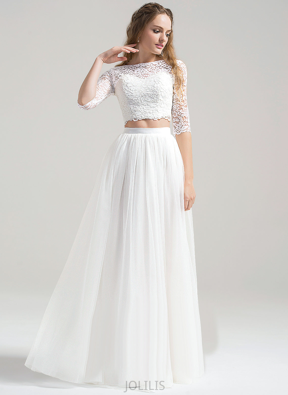 Tulle Lace Wedding Dress Karla Wedding Dresses Floor-Length A-Line