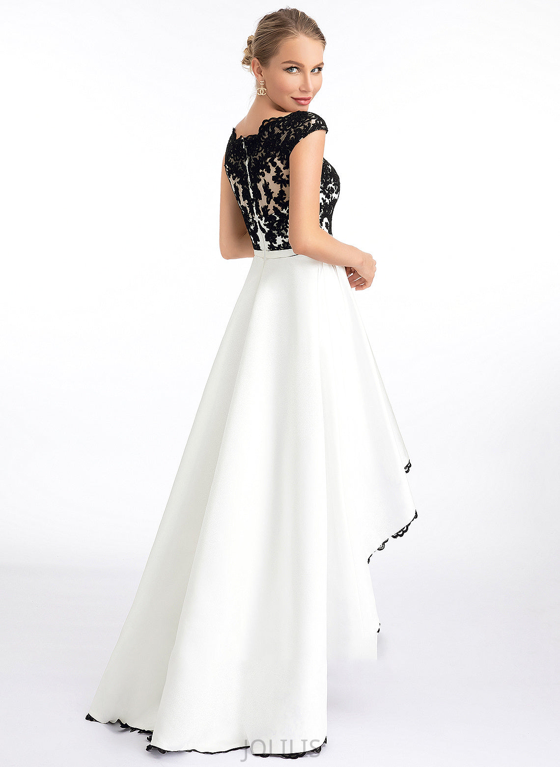 Scoop Dress Wedding Dresses Satin Toni Ball-Gown/Princess Asymmetrical Neck Wedding