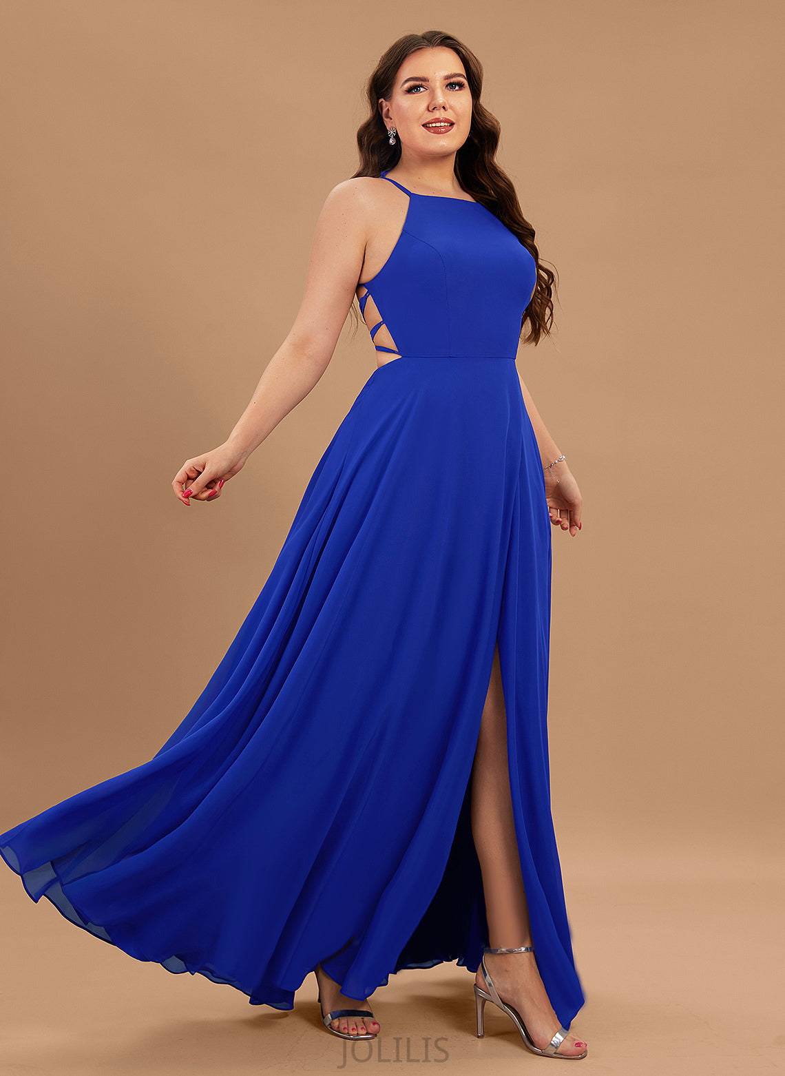 Prom Dresses Floor-Length A-Line Kamryn Scoop Chiffon