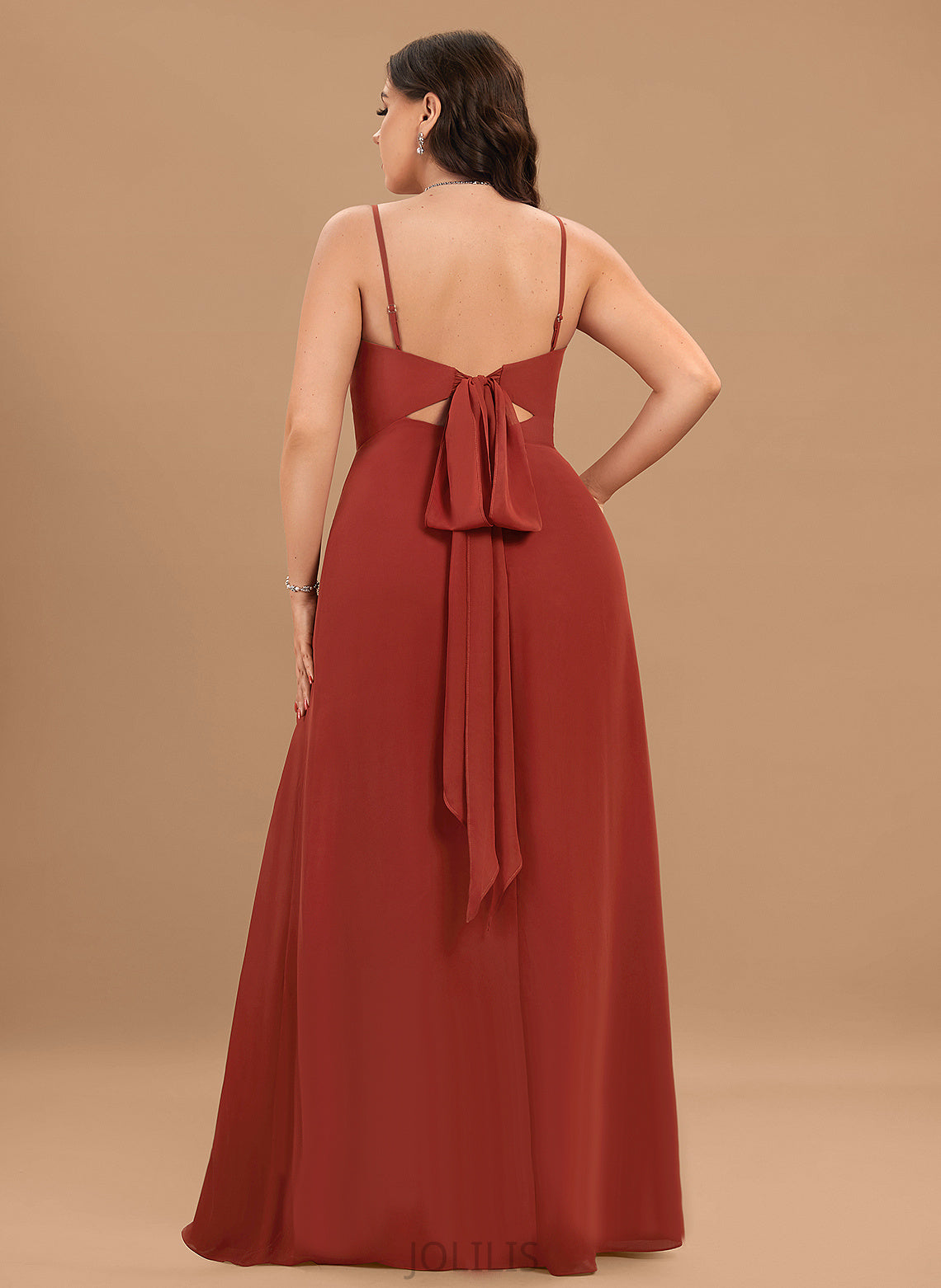 Chiffon Kiera Square Floor-Length Sheath/Column Prom Dresses