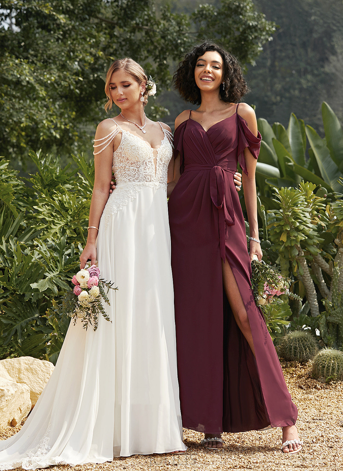 Prom Dresses Chiffon V-neck Angelina Ruffle With Floor-Length A-Line