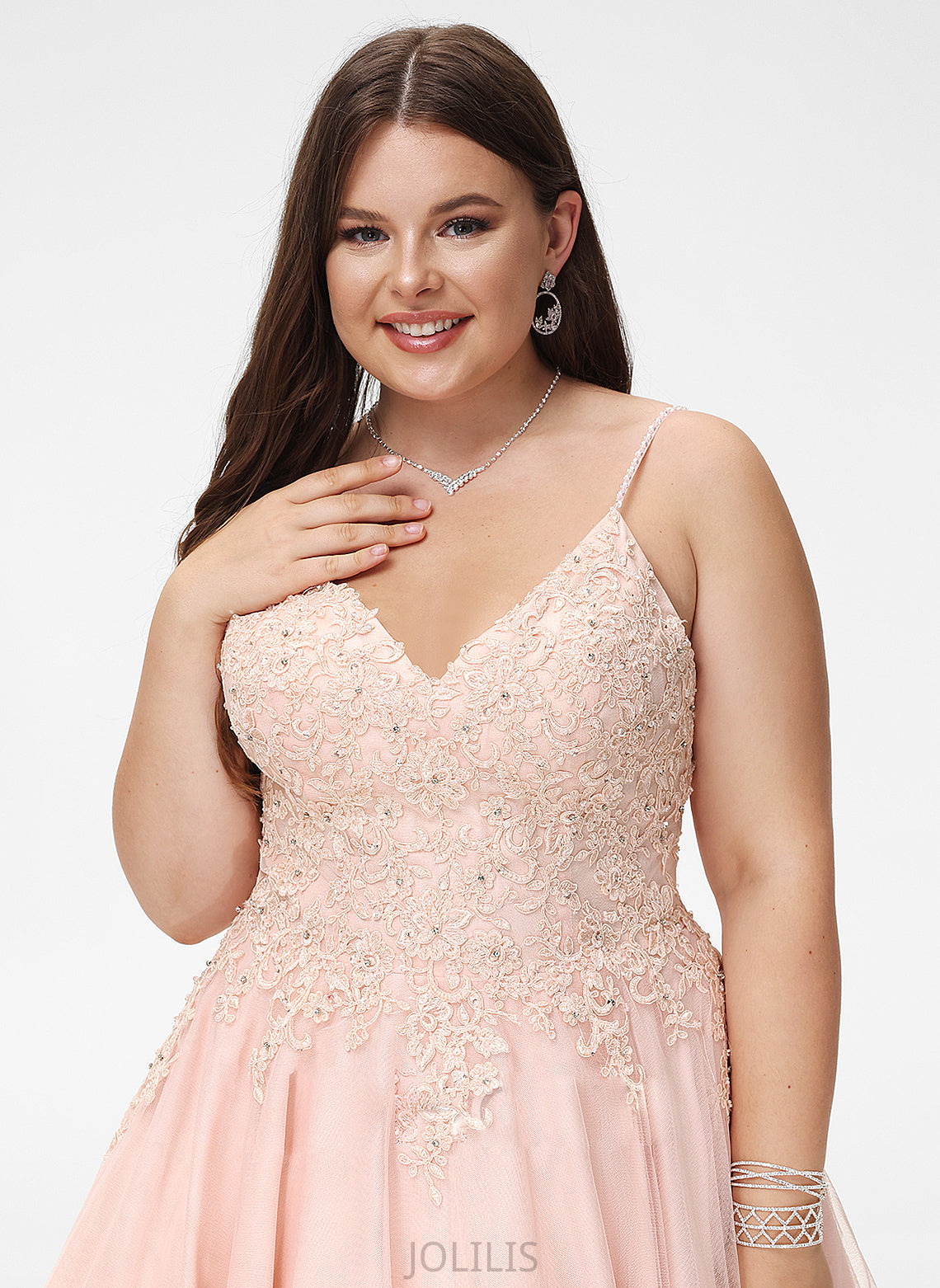 Prom Dresses With Belen Tulle A-Line Beading Sequins V-neck Short/Mini