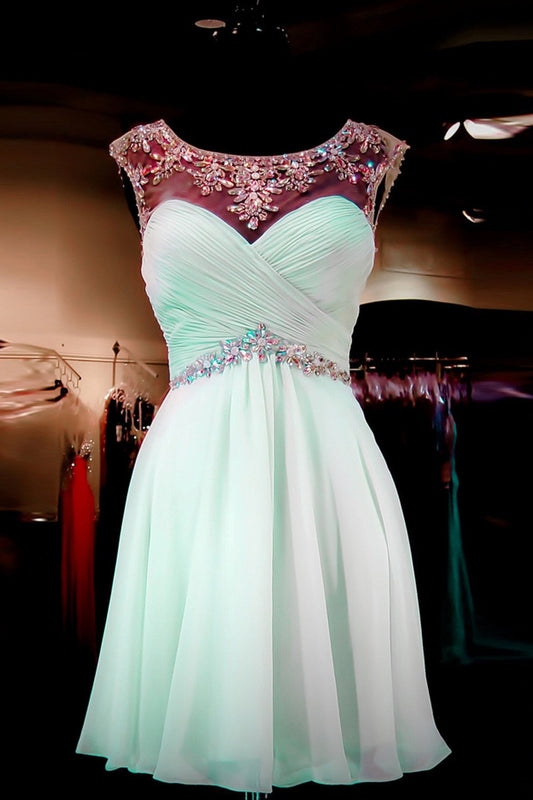 Short/Mini Beading Short Prom Dress Homecoming Dress E6