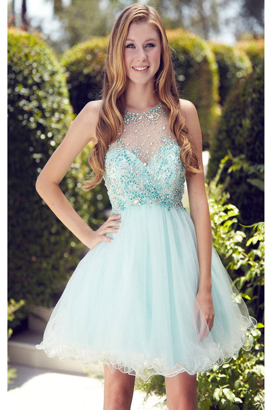 Beading Short/Mini Prom Dress Homecoming Dress ED25