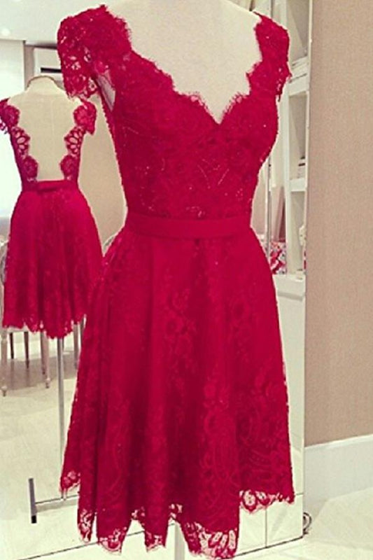 Newest Short/Mini Lace Prom Dress Homecoming Dress E82