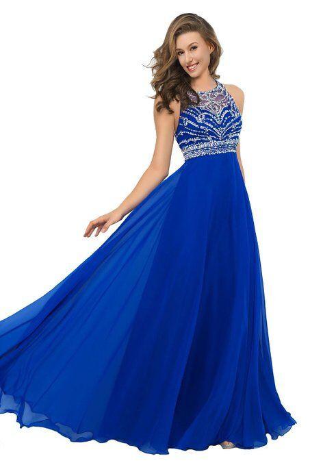 Real Made Royal Blue Long Prom Dress Evening Dress ED45