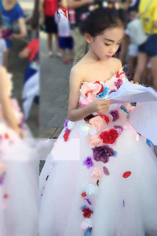 Cloud Flower Girl Dresses,Wedding Party Dresses,Princess Holiday Girl Dresses,Girls Party Dresses,F001